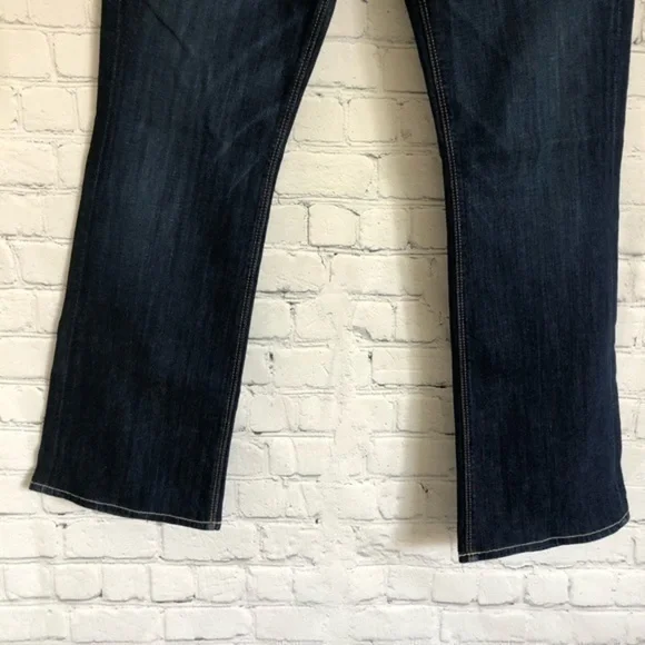 7 For All Mankind Blue Denim Mid Rise Bootcut 31 - Picture 5 of 10